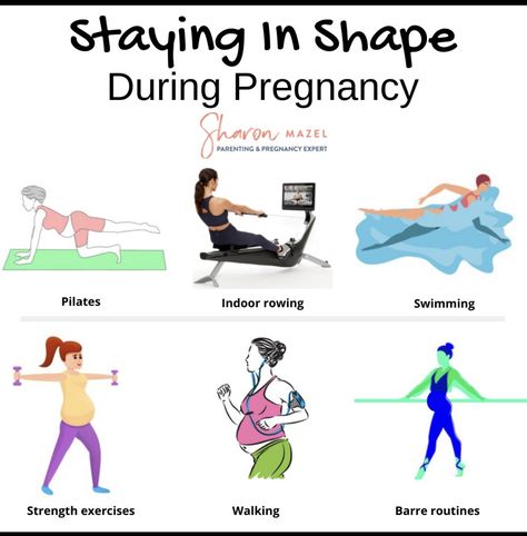 Staying in shape during pregnancy Body Changes During Pregnancy, Lets Make A Baby, Pregnancy Preparation, Healthy Pregnancy Tips, Pregnancy Info, Happy Pregnancy, Pregnancy Guide, Prenatal Workout, Pregnancy Information