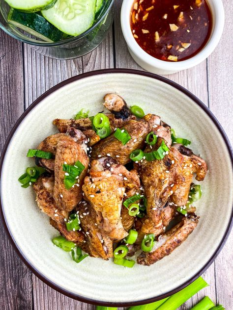 Chinese Five Spice Rubbed Wings with Sweet Chili Ginger Sauce - Tastefully Grace Chinese Five Spice, Five Spice, Parma Ham, Ginger Sauce, Spice Rub, Gruyere Cheese, Sweet Chili Sauce, Dry Rub, Upstate Ny