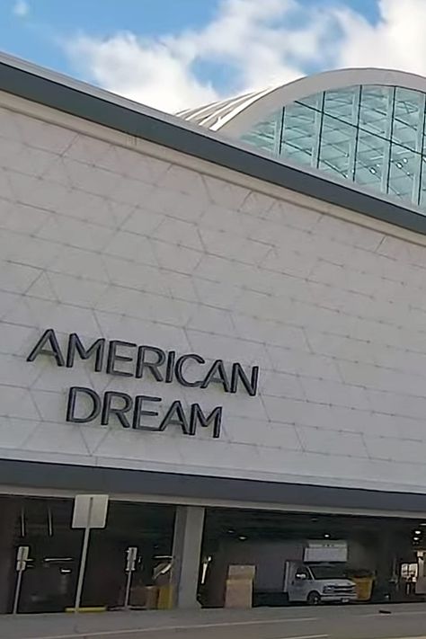 American Dream Mall New Jersey, American Dream Mall Nj, American Dream Mall Aesthetic, Dream Visual, American Dream Mall, Shopping Aesthetic, Aesthetic Nyc, Metlife Stadium, American School