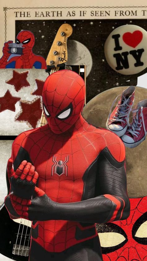 #myfirstshuffle #spiderman #spidey #moodboard 1080x2460 Wallpaper, Spiderman Wallpaper Tom Holland, 3 Spiderman, Wallpaper Spiderman, Spiderman Wallpaper, Marvel Wallpapers, Tom Holland Spiderman, Marvel Wallpaper, Amazing Spiderman