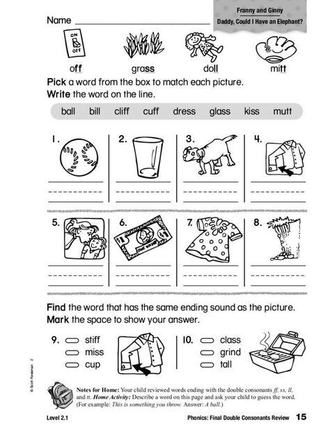 Phonics Double Consonants Worksheets Consonant Worksheet, Phonics Blends Worksheets, Phonics Worksheets Grade 1, Floss Rule, Worksheets For First Grade, Consonant Blends Worksheets, Consonant Words, Digraphs Worksheets, Double Consonants