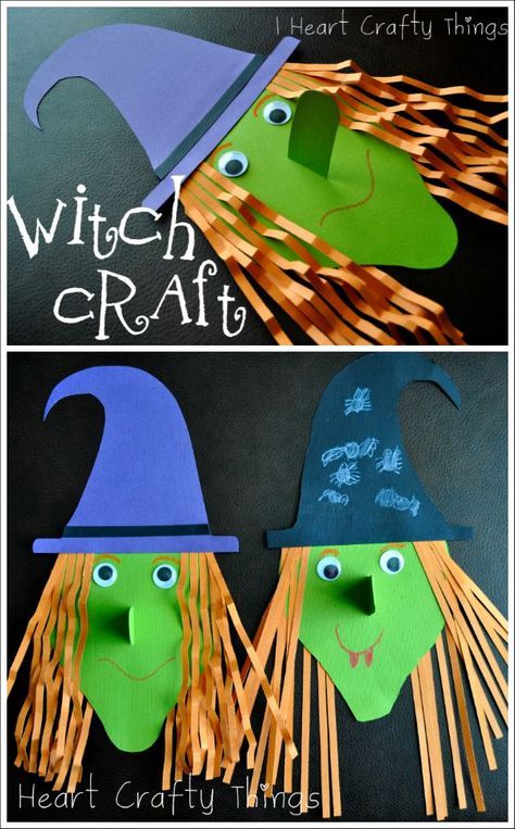 Witch Craft Dekorasi Halloween, Bricolage Halloween, Halloween Art Projects, Ghost Crafts, Casa Halloween, October Crafts, Halloween Arts And Crafts, Halloween Preschool, Witch Craft