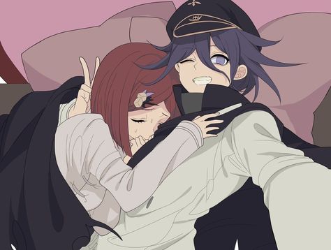 Kokichi x Himiko Kokichi X Himiko, Himiko Yumeno, Danganronpa Ships, Kokichi Oma, New Danganronpa V3, Kokichi Ouma, Dangan Ronpa, Danganronpa Memes, Having No Friends