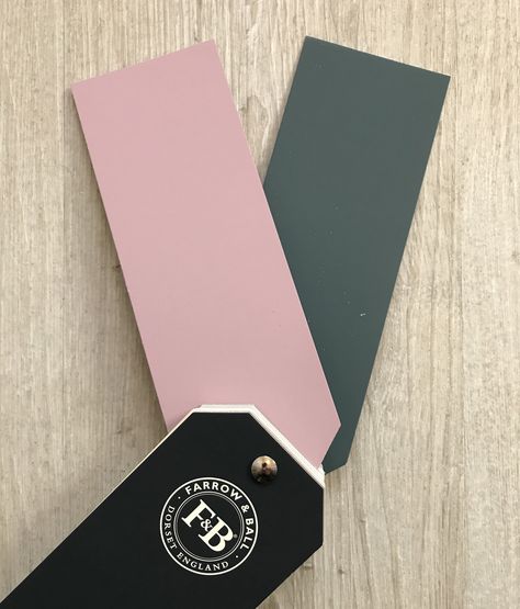 Colour scheme idea F&B Cinder Rose 246 F&B Inchyra Blue 289 Farrow Ball Cinder Rose, Cinder Rose Bedroom, Cinder Rose, Cinder Rose Farrow And Ball Bedroom, Cinder Rose Farrow And Ball, Farrow And Ball Bedroom, Pink Ceiling, Inchyra Blue, Hague Blue