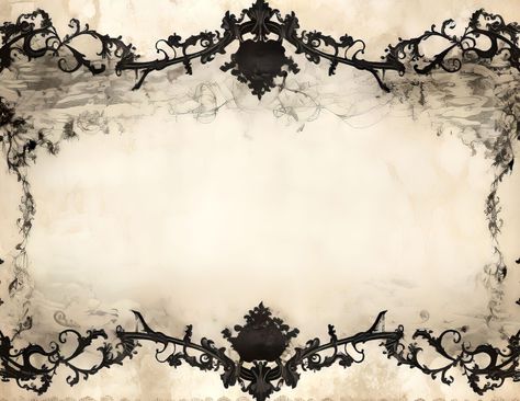 Horror Pattern Wallpaper, Goth Background Aesthetic Pc, Vkei Background, Gothic Wallpaper Laptop, Victorian Gothic Wallpaper, Goth Banner, Roblox Banner, Gothic Border, Victorian Gothic Aesthetic