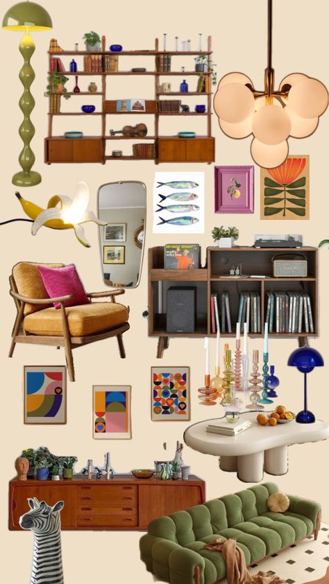 Mid Century Eclectic, Dream Apartment Decor, Future Apartment Decor, Lodge Decor, Apartment Decor Inspiration, Dream House Interior, House Room, Apartment Inspiration, Living Room Decor Apartment