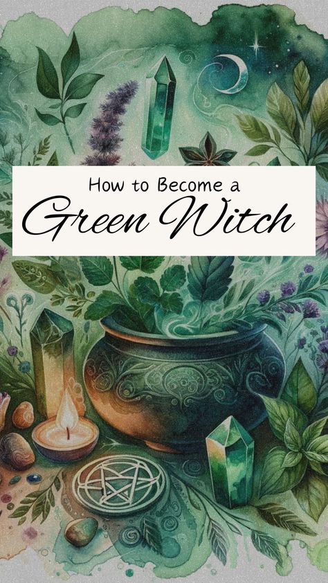 Learn how to harness real magic powers from the natural gifts of Mother Earth - plants, flowers, herbs, food. Step into the enchanted world of green witchery through rituals, altars, potion making and more. Forest bathe under the full moon, craft crystal grids amid the ancient trees, prepare herbal blends using timeless natural remedies passed down from the ancients. Green Witch Protection Spell, Green Witch Crystals, Green Witch Magic, Green Witch Aesthetic Nature, Green Witch House, Green Magic Aesthetic, Green Witch Altar, Virgo Witch, Green Witchery