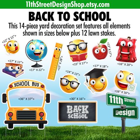 First Day Of School Photos, Military Welcome Home, Happy Birthday Yard Signs, Lawn Decorations, Birthday Yard Signs, Outdoors Birthday Party, Rental Business, Outdoor Birthday, Yard Cards