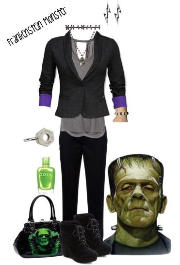 Frankenstein Inspired Outfit, Frankenstein Outfit, Halloween Inspired Outfits, Frankenstein Monster, Everyday Cosplay, Monster Halloween, Frankenstein's Monster, Universal Studios Hollywood, Halloween 2015