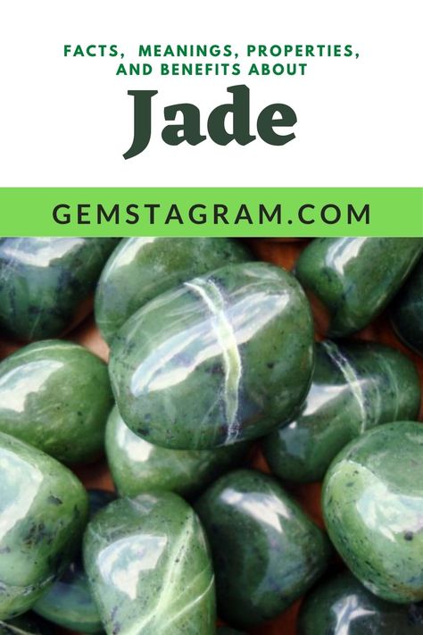 Jade is a durable and stunning gemstone that has been around since the primeval times #crystalsandstones #healingcrystalsandstones #crystallovers #JADE Jade Benefits Stone, Jade Benefits, Feng Shui Guide, Jade Meaning, Jade Crystal, Crystal Magic, Crystal Stones, Rocks And Crystals, Facts About