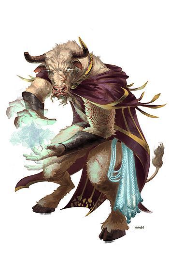 Minotaur Minotaur Sorcerer, Old Minotaur, Minotaur Wizard, Kobold Press, Illusion Magic, Fantasy Races, Dungeons And Dragons Characters, Fantasy Warrior, Fantasy Rpg