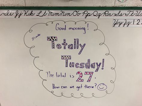 Tuesday Morning Questions For Students, Tuesday Morning Message Classroom, Tuesday Board Prompt, Tuesday Whiteboard Prompt, Tuesday Whiteboard, Whiteboard Journal Prompts, Whiteboard Warmups, Positive Prompts, Morning Questions