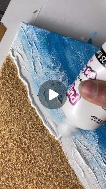 597 likes, 3 comments - emilyseilhamer_art on June 2, 2024: "[clip] How to paint a textured beach! 🎨🐚 #diyideas #easycrafts #artsandcrafts #Beachvibes #tutorials". Seashore Paintings, Beach Canvas Paintings, Abstract Beach Painting, Hot Glue Art, Texture Painting Techniques, Ocean Texture, Ocean Wave Painting, Beach Cartoon, Beach Scene Painting