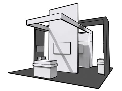 20x20 Booth Design, Island Exhibition Stand Design, Event Stand Design, Tech Booth Design, Creative Booth Design Exhibition Stands, Exhibition Booth Design Ideas Creative, Tradeshow Booth Design, Stand Modular, Booth Design Exhibition