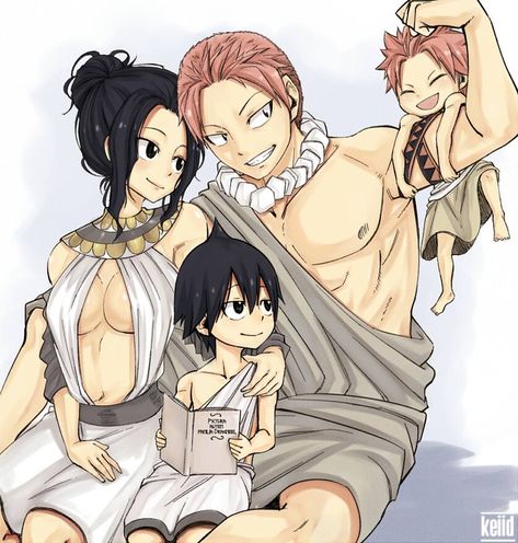 Dragoneel family | Natsu Dragneel (ナツ・ドラグニル) & Zeref Dragneel (ゼレフ・ドラグニル) | Fairy Tail (フェアリーテイル), FT Dragneel Family, Zeref Dragneel, Natsu Fairy Tail, Fairy Tail Images, Anime W, Anime Body, Natsu X Lucy, Fairy Tail Pictures, Fariy Tail