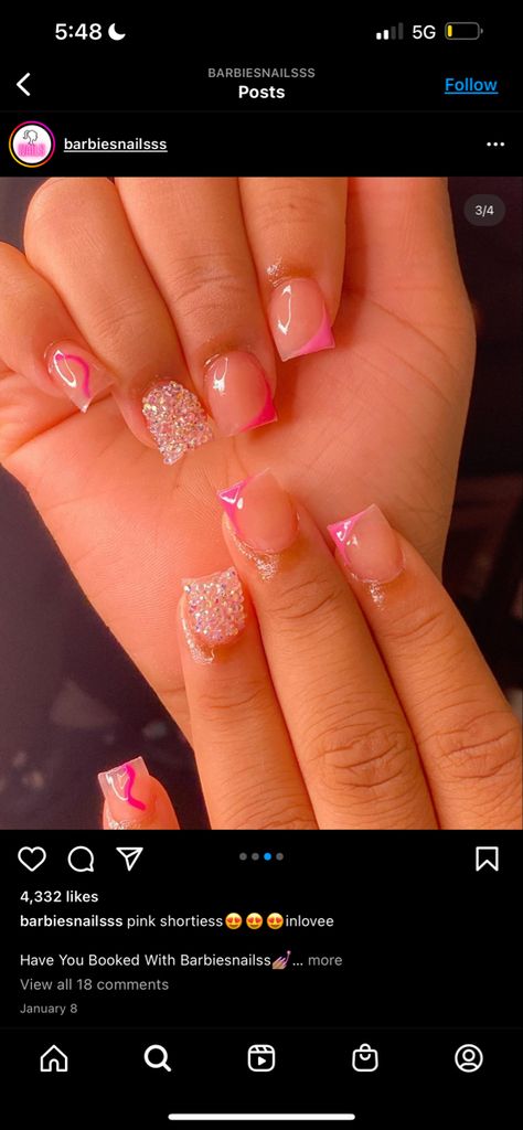 6th Grade Nails, White Short Nails, Pink Tip Nails, Gel Builder, Graduation Nails, Decal Codes, Colored Acrylic, Short Square Nails, Colored Acrylic Nails