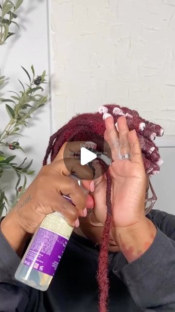 @locstylesforwomen on Instagram: "Mousse instead of water ✅I need to try this and see if my curls last longer😍😍😍 @iamjackiecymone 
•
•
•
•
•
#locstylesforwomen #locupdos #locdhaircommunity #locupdate #locdnotbound #loclife #womenwithlocs #naturalhair #dreadhead #locjourney #naturallocs #locstyles #loccommunity #locs #locd #locbae #locaholics #starterlocs #locdndope #locgang #dreads #locgoddess" Loc Curls Styles Perm Rods, Perm Rods On Locs, Curling Locs, Locs On 4c Hair, Crochet Curls, Starter Locs, Perm Rods, Curl Styles, 4c Hairstyles