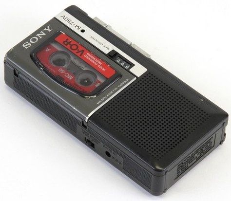 Sony M-550V Pressman Microcassette Recorder with VOR (Voice Operated Recording) Voice Recorder Aesthetic, Walkman Cassette, Post Apocalyptic Movies, 80s Clothes, Dorm Supplies, Hifi Audiophile, Audio Recorder, Voice Recorders, Portable Dvd Player