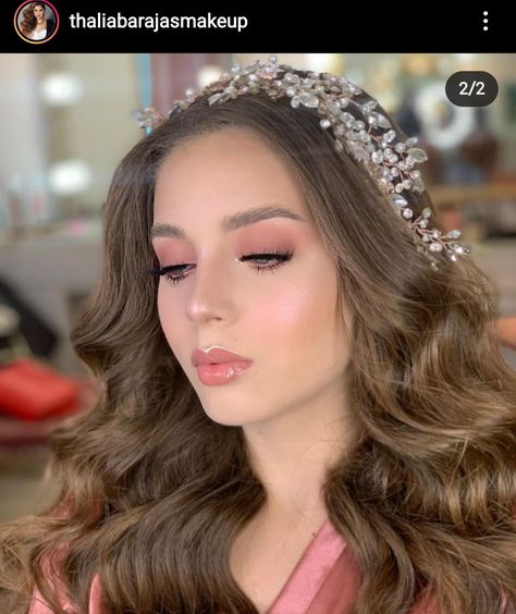 Maquillaje suave para novia Aaliyah, Color Rosa, Makeup Inspo, Quince, Maquillaje De Ojos, Guatemala, Hair Makeup, Prom, Makeup