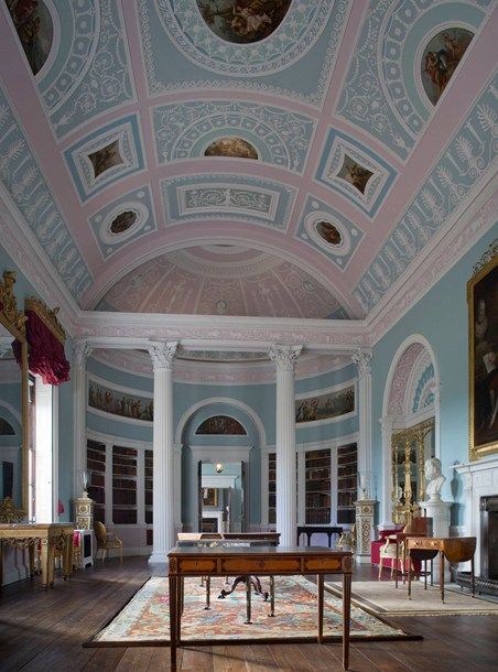 Historical Houses - 20 Places To Visit In London (houseandgarden.co.uk) Kenwood House, Georgian Buildings, Robert Adam, Georgian Interiors, English Manor Houses, London Interior, Georgian Architecture, Interior View, House London