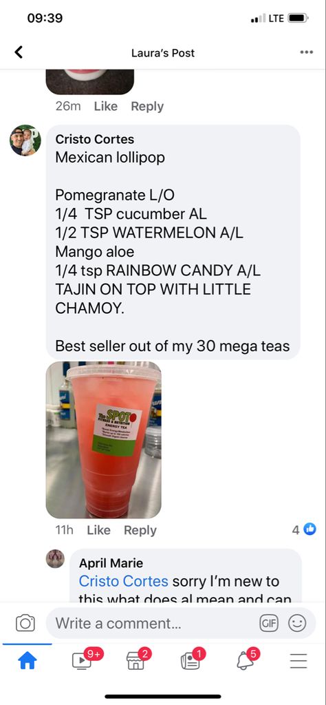 Mexican Lollipop Herbalife Tea Recipe, Mexican Lollipop Herbalife Tea, Mexican Lollipop, Herbalife Club, Herbal Life Shakes, Diet Shakes, Herbalife Teas, Herbalife Shakes, Teas Recipes