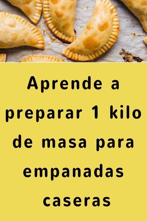 Aprende a preparar 1 kilo de masa para empanadas caseras Hot Dog Buns, Home Cooking, Fall Pumpkins, Food Lover, Food Blogger, Food Blog, Fondant, Food Photography, Healthy Eating