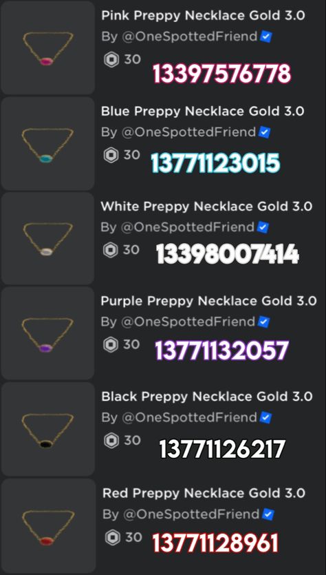 Roblox Necklace, Roblox Black Hair, Kendra Scott Outfit, Roblox Catalog, Preppy Kids Outfits, Preppy Necklaces, Berry Avenue Codes, Brown Hair Roblox, Black Cross Necklace