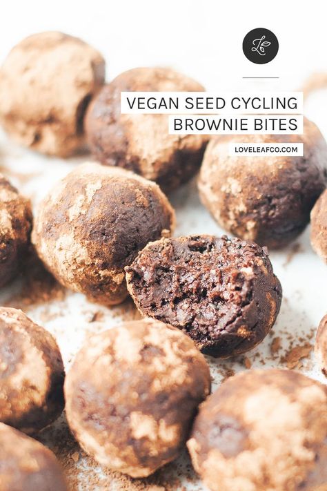 Seed Cycling Recipes, Healthy Chocolate Recipes, Seed Cycling, Cycle Syncing, Balance Your Hormones, Healthy Seeds, Moon Cycle, Paleo Chocolate, Protein Balls