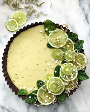 Key Lime Tart with Chocolate Almond Crust | The Lemon Apron #keylime #keylimepie #dessert #tart #glutenfree Key Lime Tart, Key Lime Tarts, Almond Crust, Lime Tart, Almond Crusted, Chocolate Almond, Pie Tart, Lime Pie, Key Lime Pie