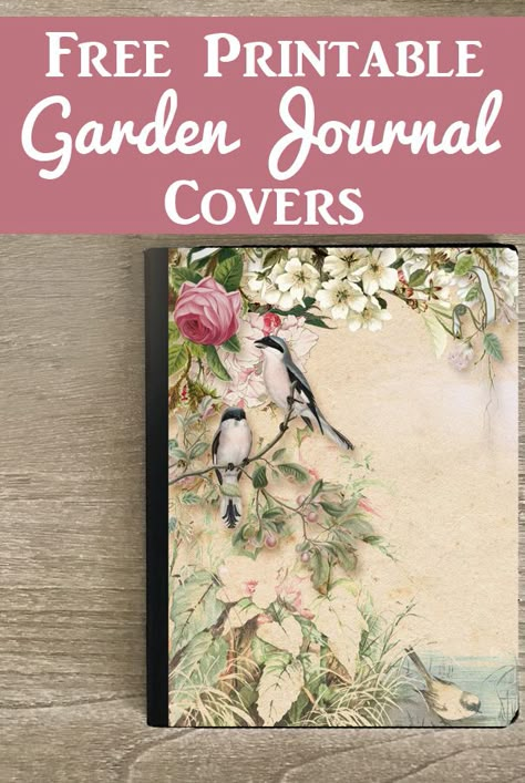 Free Printable Journal Covers with a Garden Theme! These lovely Printables are perfect for the cover, or pages, of a beautiful Handmade Junk Journal or Art Journal. These were designed with Vintage Images from The Graphics Fairy by Anja De Dobbelaere Free Printable Journal, Journal Printables Free, Vintage Journals, Journaling Tips, Weekly Printable, The Graphics Fairy, Free Vintage Printables, Image Transfers, Journal Stuff