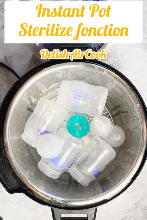 How to sterilize Instant Pot How To Sterilize Baby Bottles, Baby Activities 1 Year, Birth Tips, Bottle Sterilizer, Pot Recipes Easy, Baby Activities, Breast Pump, Baby Tips, Mom Tips