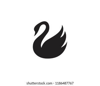 Black Swan Logo, Swan Vector, Farm Logo Inspiration, Black Swan Tattoo, Swan Drawing, Swan Animal, Swan Tattoo, Baby Swan, Swan Logo