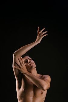 Man Reaching Up Reference, Man With Hands Behind Back, Man Hunched Over Pose, Men References, Man Looking Up, Male Reference, The Hanged Man, Hand Photo, Ties That Bind