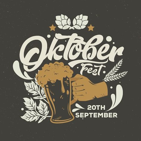 Premium Vector | Vector motorcycle surfboard illustration tshirt graphics Oktoberfest Logo Design, Oktoberfest Design, Beer Drawing, Bee Craft, Event Poster Template, Oktoberfest Party, Pint Of Beer, Bee Crafts, Craft Brewery