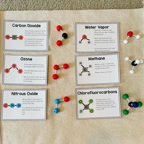 Building greenhouse gas molecules Building Molecules Activity, Building Molecules With Candy, 3d Molecule Project, Atoms And Molecules For Kids, Building Greenhouse, Neuron Diagram, The Carbon Cycle, Molecule Model, Chemistry Project