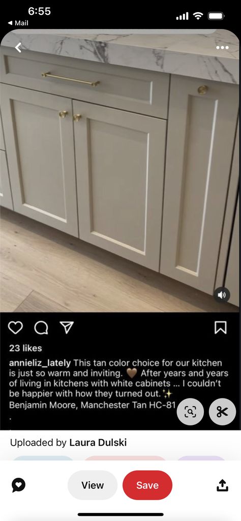 Manchester Tan Cabinets, Manchester Tan Kitchen Cabinets, Tan Kitchen Cabinets, Manchester Tan, Tan Kitchen, Tan Paint, Wood Candles, White Kitchen Cabinets, White Cabinets