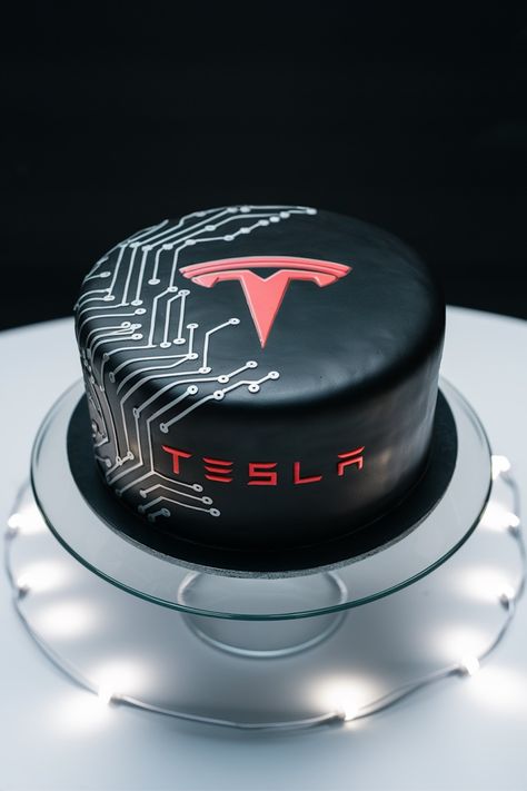 A Taste of Innovation: Breathtaking Cakes for Tesla Fans Tesla Cake, 8 Birthday, Elegant Cakes, Birthday Treats, Clean Energy, 8th Birthday, Baking Tips, Cake Inspiration, Themed Cakes