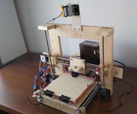 DIY 3D Printer: How to Make a 3D Printer That Anyone Can Do: 7 Steps (with Pictures) Build A 3d Printer, Make 3d Printer, Diy 3d Printer, 3d Printer Software, 3d Printing Diy, 3d Cnc, 3d Printer Diy, Workbench Plans, Diy Cans