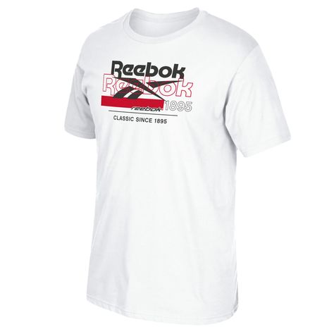 REEBOK Men's Classic Ree:Dux Tee Size S - Lifestyle Apparel Reebok Classic, Lifestyle Clothing, New Products, Life Is, Sign Up, Online Store, Mens Graphic Tshirt, Lifestyle, Mens Tshirts