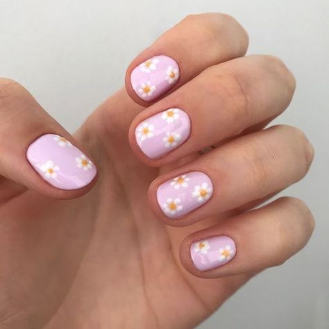 Easy Summer Nail Art, Summer Nail Art Designs, Summer Nail Art, Nail Art Designs Summer, Flower Nail, Flower Nail Art, Nail Art Summer, Summer Nail, Easy Summer