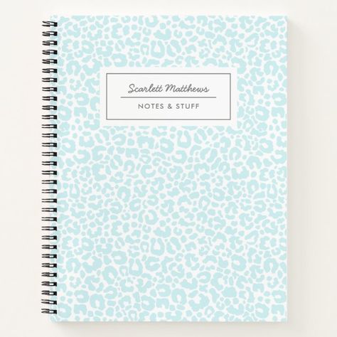 Pastel Leopard Print, School Wishlist, School Backpack Essentials, Preppy School Supplies, Pretty School Supplies, Pink Notebook, School Bag Essentials, School List, Leopard Print Pattern