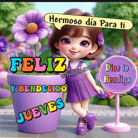 #frases #fypシ #fyp #feliz #jueves #frasesdeamor Bilingual Education, Good Morning Messages, Morning Messages, Spanish Quotes, Good Morning, Hello Kitty, Kitty, Canela