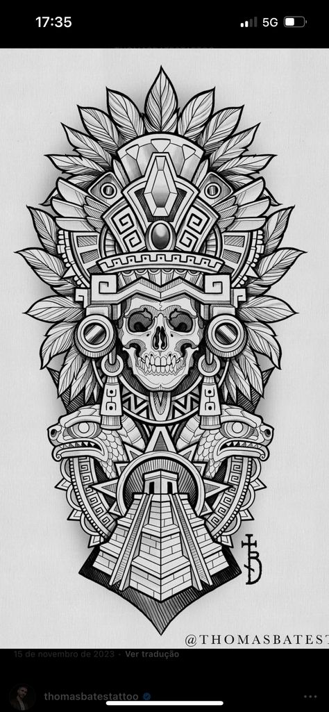 Mayan Ruins Tattoo, La Muerte Book Of Life Tattoo, Mayan Tattoos Men Forearm, Mayan Band Tattoo, Aztec Mexican Art, Aztec Leg Sleeve Tattoo, Mariachi Tattoo Design, Aztec Leg Tattoo Men, Aztec Warrior Tattoo Sleeve