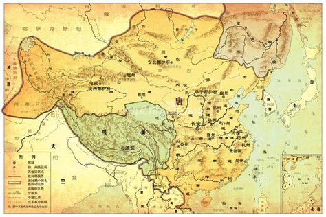 Tang Dynasty Chinese Map Ancient China Map, China Dynasty, Chinese Dynasties, Chinese Dynasty, China Map, Ancient Warfare, Song Dynasty, History Images, Chinese History