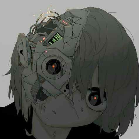 Sun Projects, رعب نفسي, Arte Robot, Deep Art, Dark Art Illustrations, Arte Inspo, A Robot, Scary Art, Creepy Art