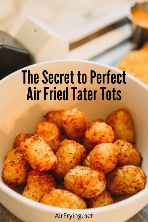 Tater Tots In Air Fryer Frozen, Tater Tot Air Fryer Frozen, Air Fryer Basket Recipes, Ninja 2 Basket Air Fryer Recipes, Ninja Foodi 2 Basket Air Fryer Recipes, Air Fryer Tater Tots Frozen, Tater Tots Air Fryer, Tater Tots In Air Fryer, Air Fryer Appetizers