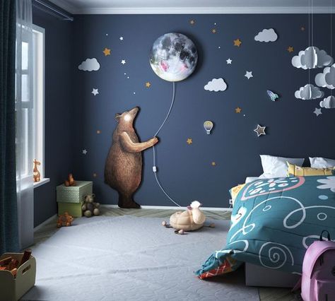 Space Mural Nursery, Childroom Design, Baby Room Wall Art, Baby Boy Bedroom, Kids Bedroom Inspiration, Baby Boy Room Decor, Nursery Room Design, تصميم للمنزل العصري, Kids Bedroom Designs