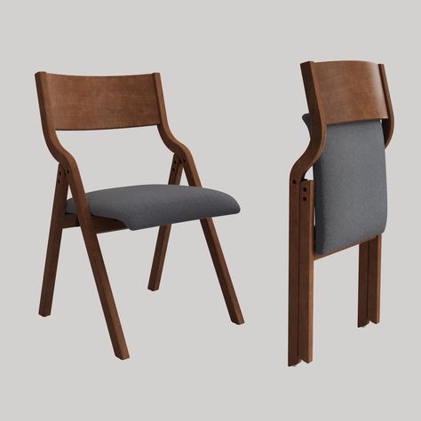 PRICES MAY VARY. ✔ VERSATILE USAGE: The multi-purpose wood frame folding chairs can be used as dining chair, bistro chair, visitor chair, office chair, meeting chair, camping chair, conference chair, vanity stool, garden chair. ✔ PORTABLE: Foldable and light weight design. This folding dining chairs are a great choice for party planner for extra seating. Holiday dinners, meeting, go out for activities or outdoor barbecue, you can switch modes at any time. ✔ DURABLE & COMFY: The kitchen chairs se Folding Chair Desk, Folding Chairs Dining Room, Foldable Chair Design, Folding Chair Design, Fold Up Chairs, Foldable Chair, Folding Dining Chairs, Cafe Chair, Conference Room Chairs