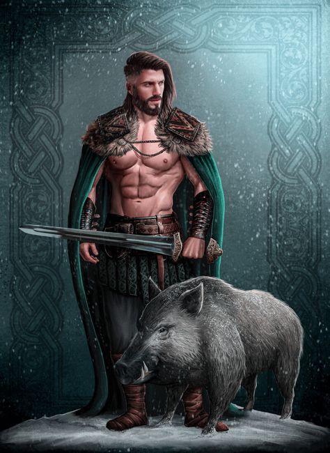 ArtStation - Freyr , Rafael Batista da Silva Norse Mythology, A Book, Art