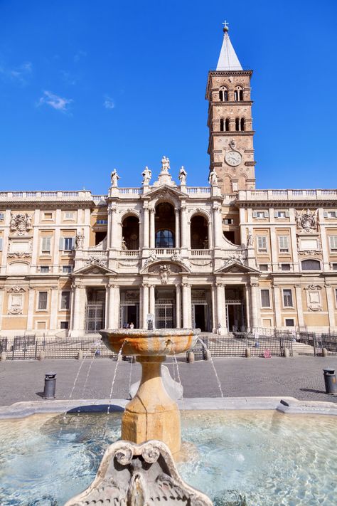 Guide To Rome's Basilica Of Santa Maria Maggiore Rome Basilica, Basilica Of Maxentius, St Mark's Basilica, Basilica San Clemente Rome, Santa Maria Maggiore, Basilica Of Santa Maria Novella, Christian Church, Famous Landmarks, Rome Italy